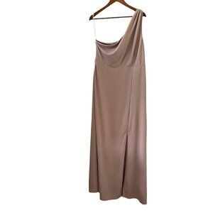Birdy Grey NEW Kira Maxi Dress In Taupe Size Curve 1X